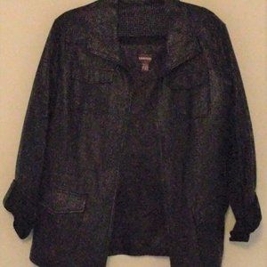 Black Danier leather jacket